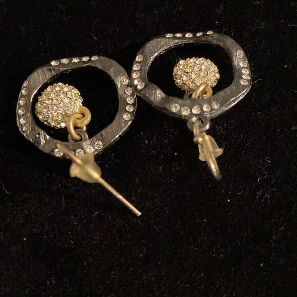 Crystal Dangle Earrings - Picture 9 of 10